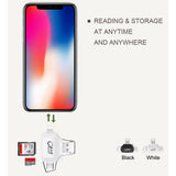 Type-C iPhone Micro USB Hafıza SD Kart Okuyucu 6 in 1 Telefon PC