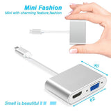 Type-C to 4K HDMI ve VGA Dönüştürücü Çevirici Kablo BW3207