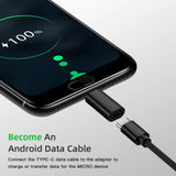 Type-C to Micro USB Çevirici Şarj Dönüştürücü Adaptör