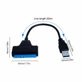 USB 3.0 Kablosu to SATA HDD SSD Harddisk Dönüştürücü Adaptör