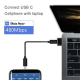 USB Erkek to Type-C Dişi Çevirici Data OTG Adaptör Dönüştürücü