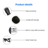 USB Girişli Bilgisayar Laptop PC Mac Youtuber Yaka Mikrofonu