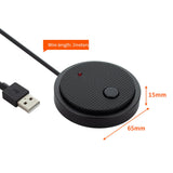 USB Kablolu Taşınabilir Tuşlu Konferans Mikrofonu Bilgisayar Uyumlu