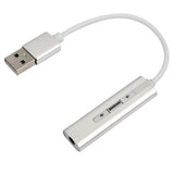 USB to Aux Kablolu 7.1 Harici Ses Kartı 2in 1 Mikrofon Kulaklık