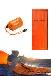 Uyku Tulumu Termal Battaniye Düdük Alarmlı Su Geçirmez Hayatta Kalma Acil Durum