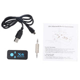 X6 Bluetooth Müzik Alıcısı 3.5mm Aux Adaptör Araç Kiti 3 in 1