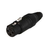 XLR Dişi Konnektör 3 Pin Ses Mikrofon Uzatma Adaptörü