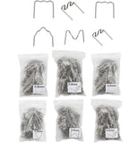 Zımba Teli 1200 Adet 6 Çeşit Kaynak Tamir Makinesi için Düz Dalga Araba Tampon Plastik Onarım