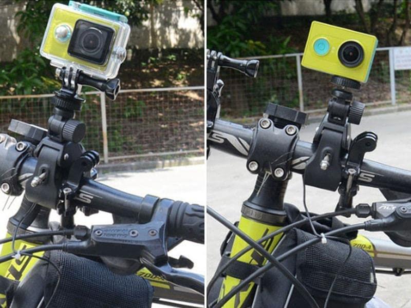 360 Derece Dönebilen Aksiyon Kamera Go Pro Uyumlu Gidon Tutucu Aparatı