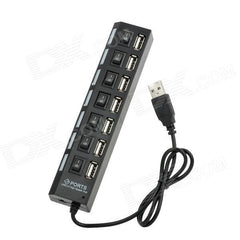 7 PORT High Speed Hızlı USB 2.0 Çoklayıcı Hub Çoğaltıcı