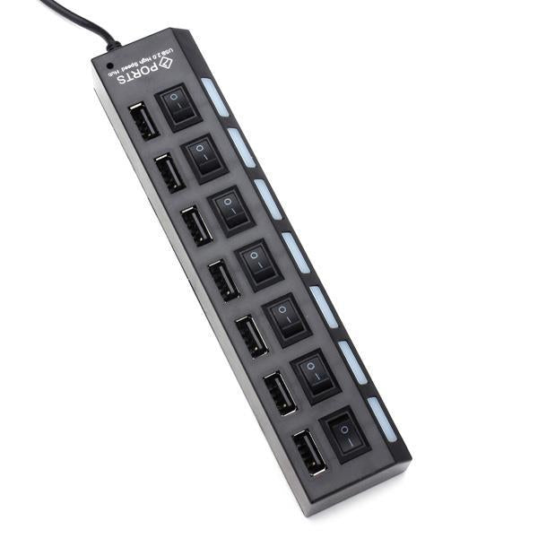 7 PORT High Speed Hızlı USB 2.0 Çoklayıcı Hub Çoğaltıcı