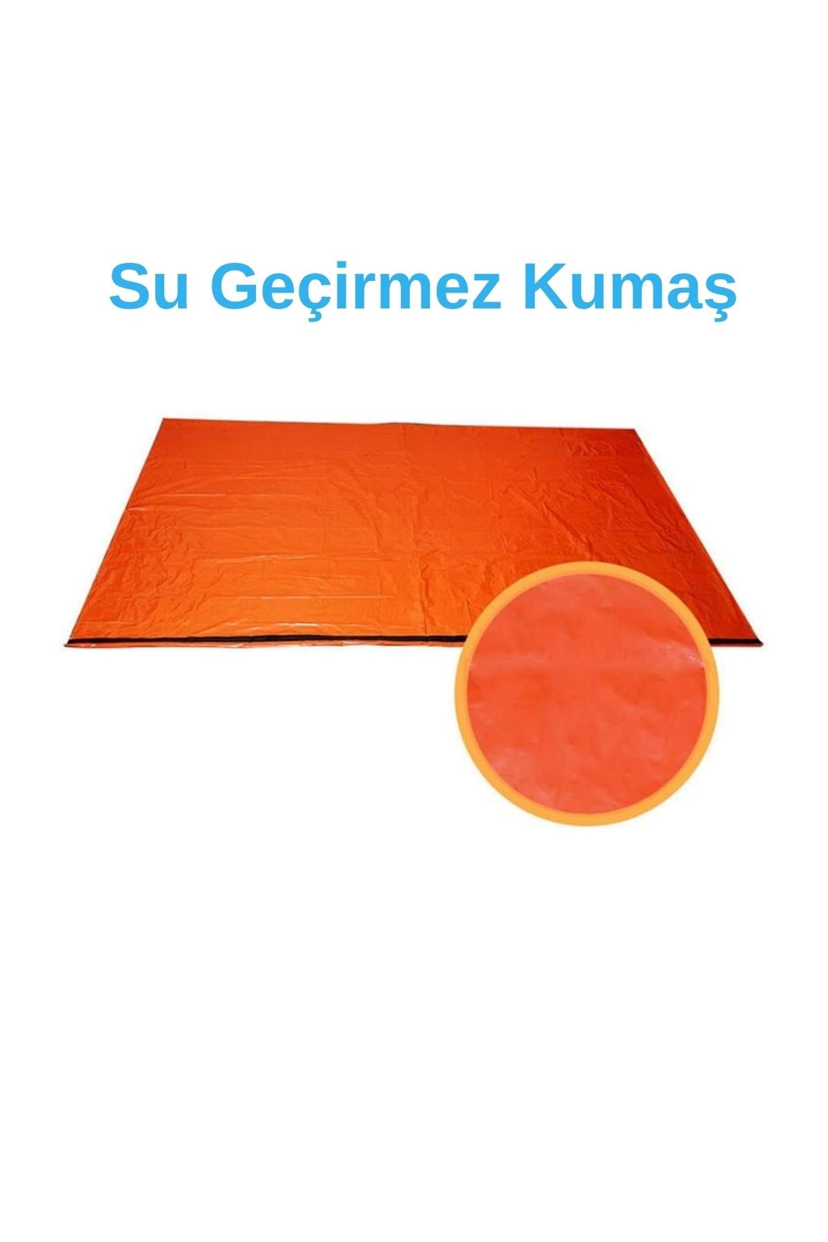 Acil Durum Termal Tente Hayatta Kalma Acil Durum Çadırı Uyku Tulumu Düdük Alarmlı