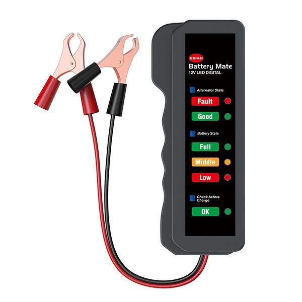 Akü Test Cihazı 12 Volt Batarya Test Ölçme Alternatör Kontrol