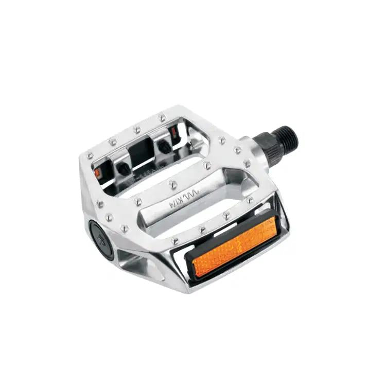 Bisiklet Pedalı İkili Set Geniş Reflektörlü Sağ Sol Takım Alüminyum Pedal Seti