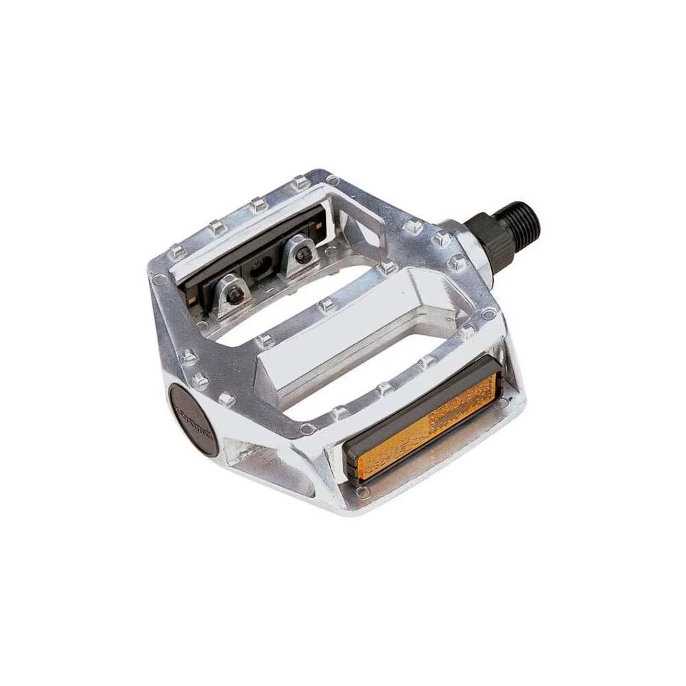 Bisiklet Pedalı İkili Set Geniş Reflektörlü Sağ Sol Takım Alüminyum Pedal Seti