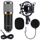 BM800 Stüdyo Kayıt Youtuber Mikrofonu Seti + Stand + Pop Filtre