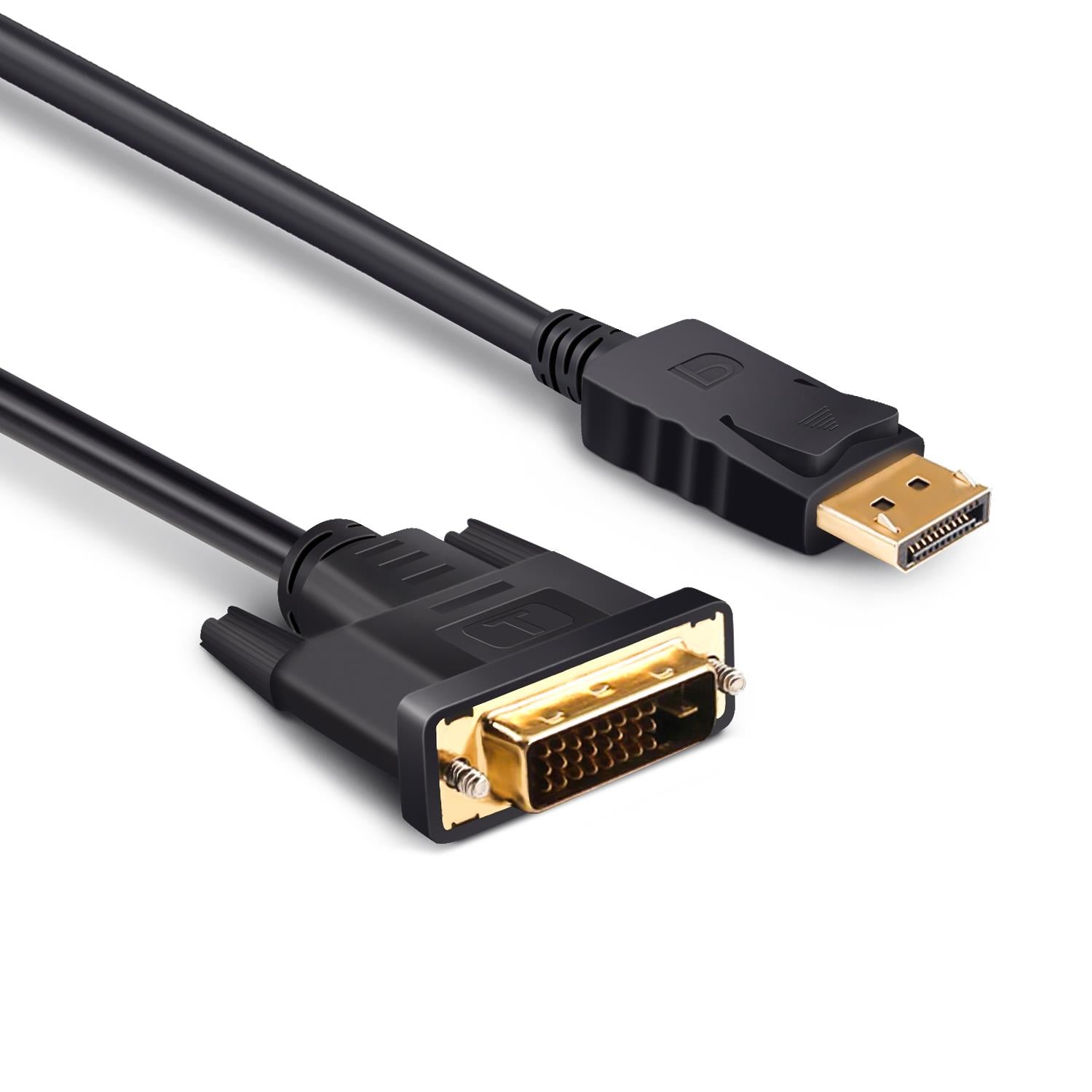 DVI Erkek 24+1 To Erkek DisplayPort Çevirici Dönüştürücü Kablo