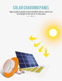 Güneş Enerjili Led Solar Şarjlı UFO Ampul Kamp Lambası Feneri 3 Modlu Dekoratif Bahçe