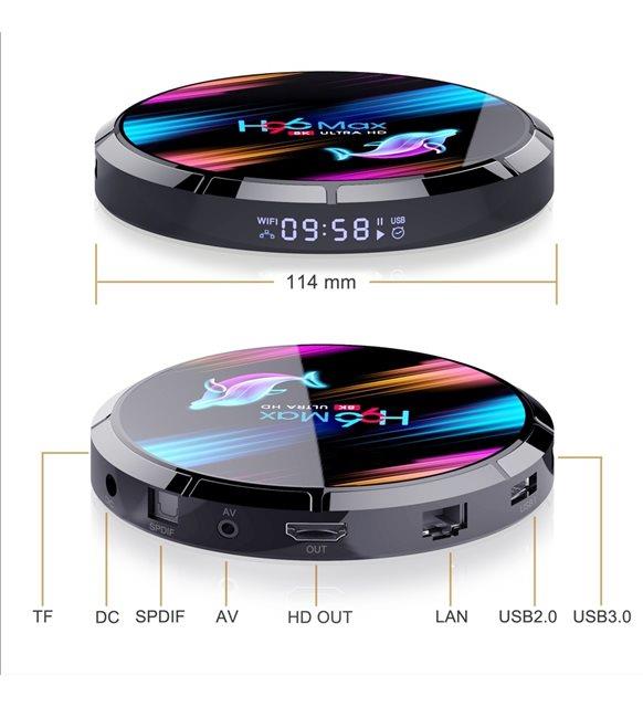 H96 Max X3 4 GB RAM 32 GB 8K Akıllı TV Box Hafıza Android 9.0