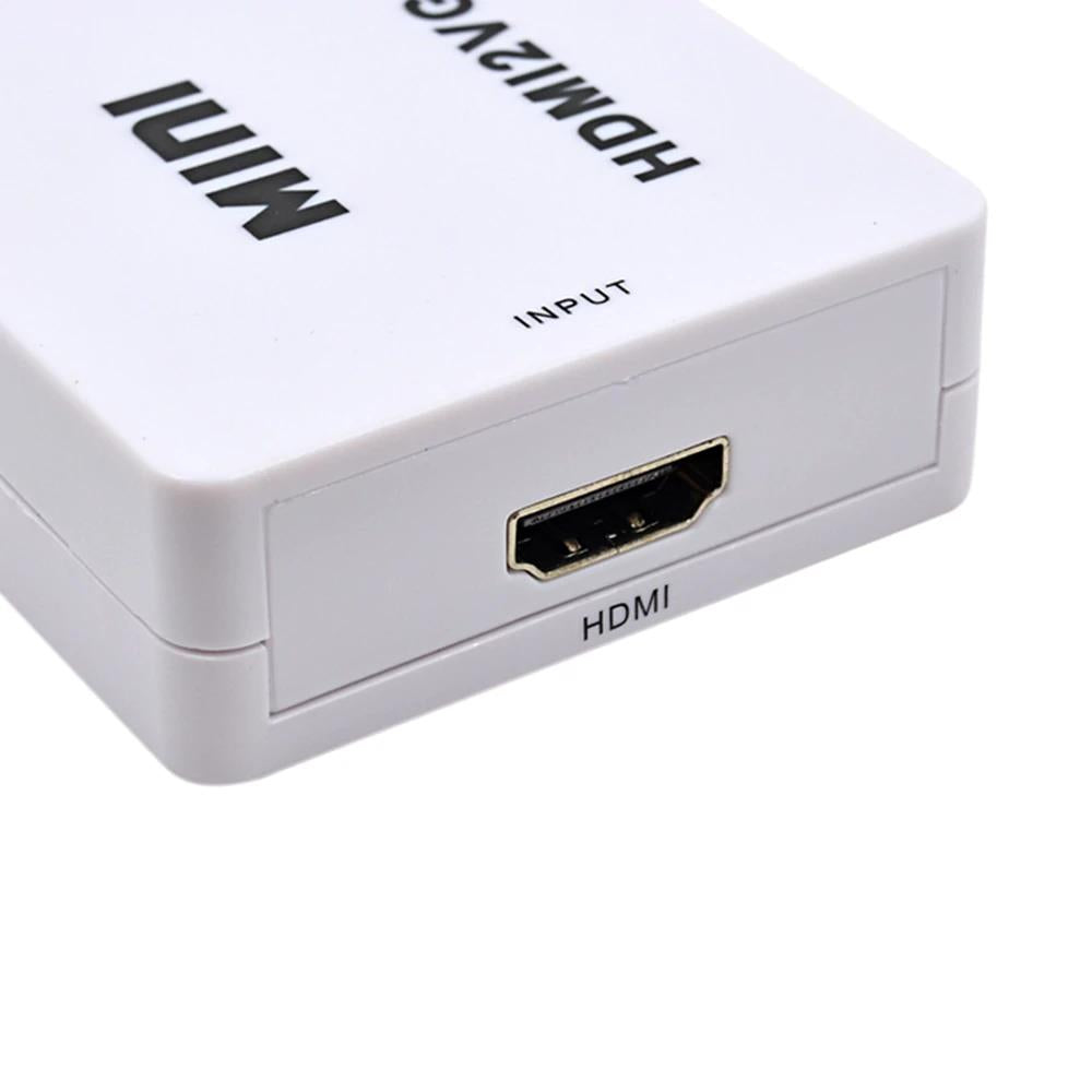 HDMI to 2 VGA Mini Çevirici Dönüştürücü HDMI2VGA Adaptör