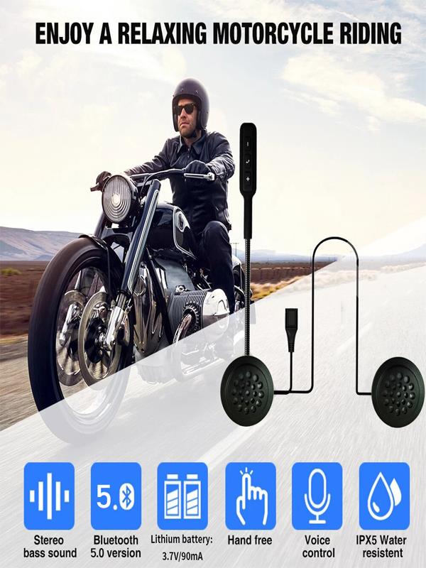 Helmet BT8 Motosiklet Kask Bluetooth Kulaklık İntercom