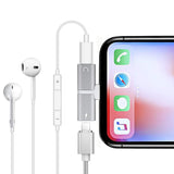iPhone 7 8 11 X XS Kulaklık Şarj Aleti Girişi Çoklayıcı Lightning
