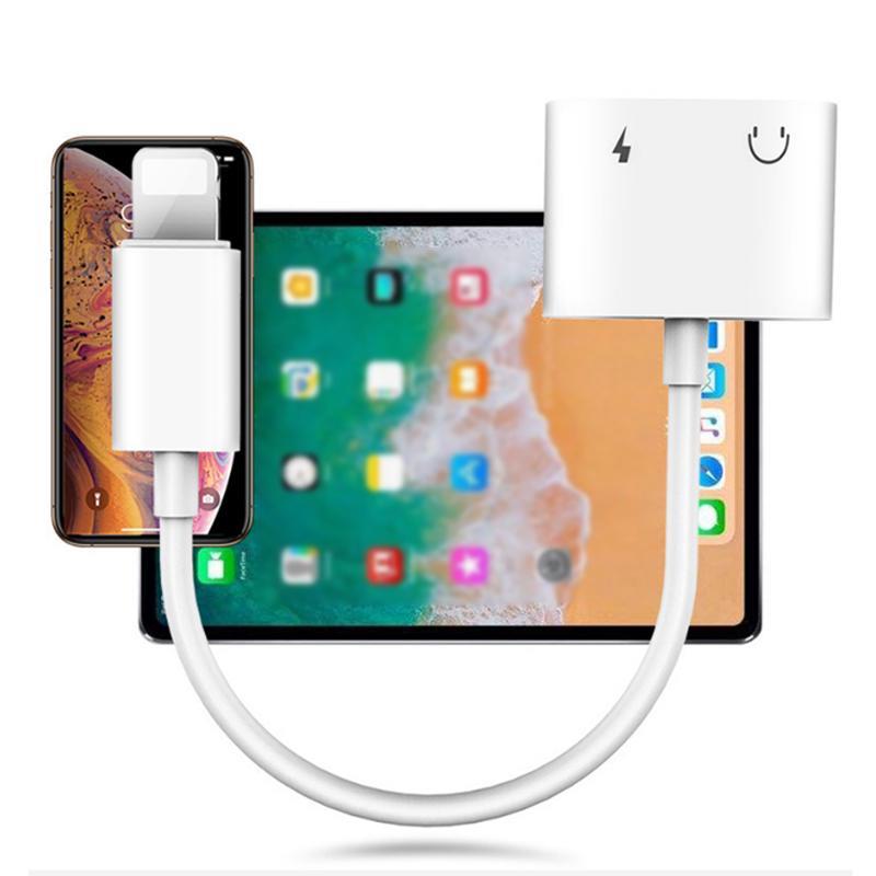 iPhone Lightning Aux Kulaklık Şarj Adaptörü Dönüştürücü Çevirici