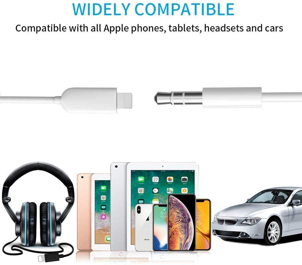 iPhone Lightning to Aux Kulaklık Çevirici 3.5 mm Jack Girişli