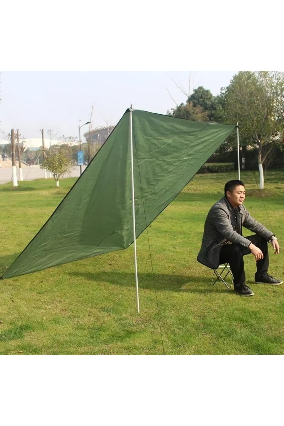 Kamp Çadır Altı Zemin Örtüsü 300x290 cm Su Geçirmez Piknik Branda Tente