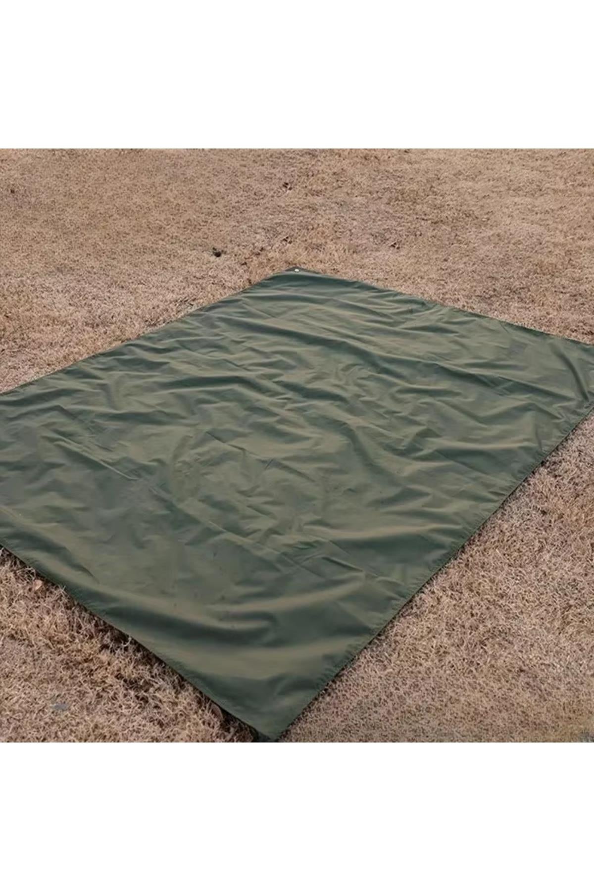 Kamp Çadır Altı Zemin Örtüsü 300x290 cm Su Geçirmez Piknik Branda Tente