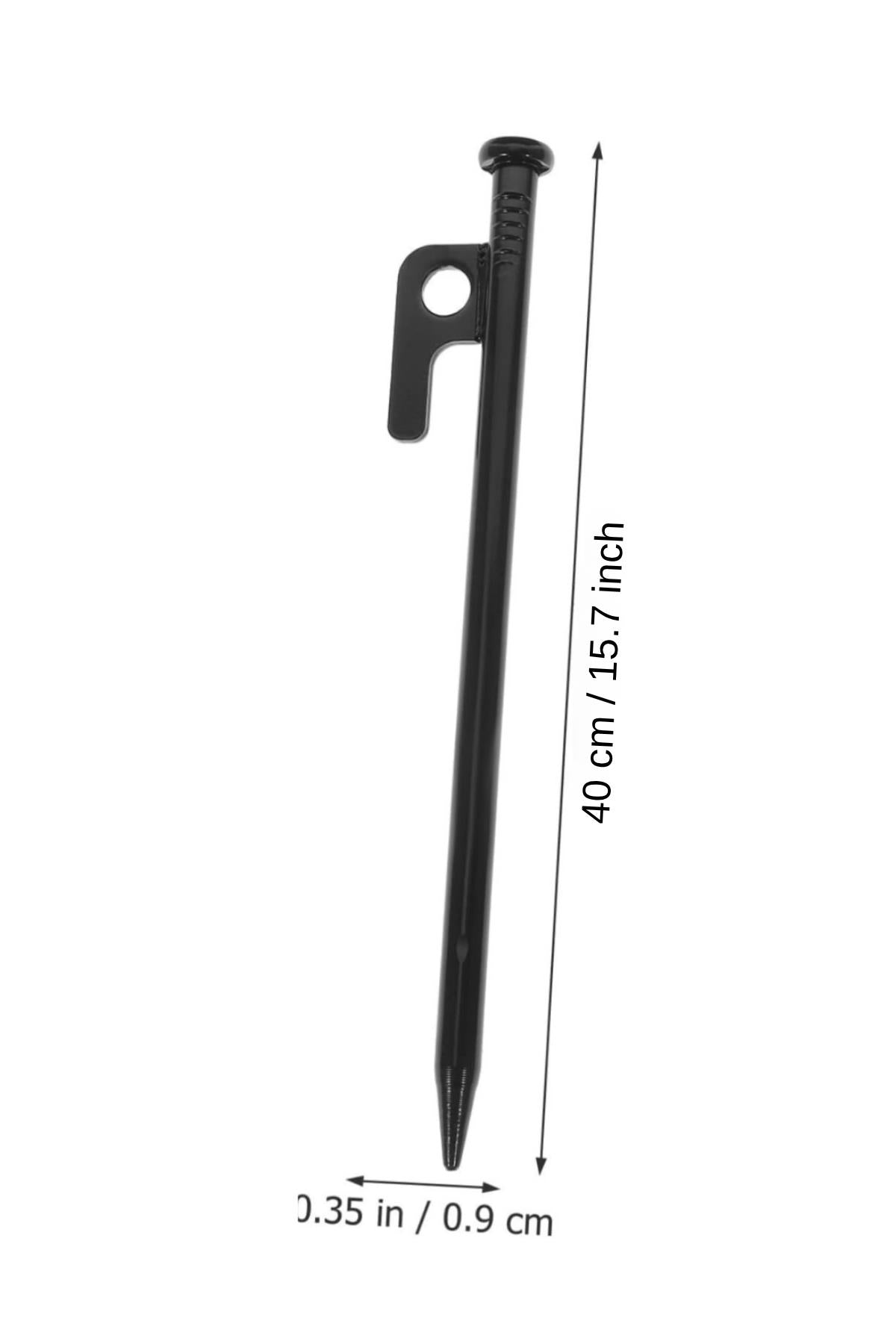 Kamp Çadır Kazığı 4 Adet 40 cm Transmisyon Demir Çadır Çivisi