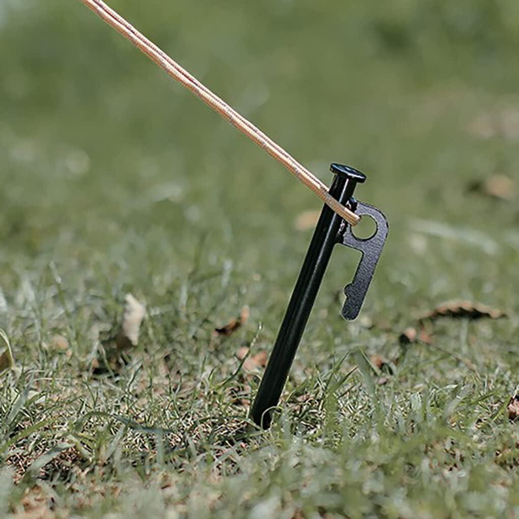 Kamp Çadır Kazığı 4 Adet 40 cm Transmisyon Demir Çadır Çivisi