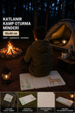 Kamp Çocuk Piknik Minderi Küçük Köpük 40x30 cm Oturma Matı Katlanabilir Minder