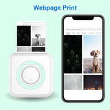 Mini Akıllı Yazıcı Cep Telefonu Bluetooth Taşınabilir Termal Fotoğraf Etiket