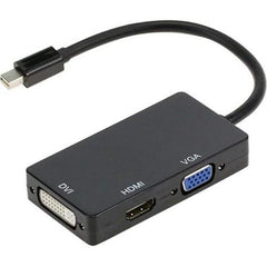 Mini DisplayPort to DVI HDMI VGA Çevirici Dönüştürücü Kablosu