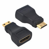 Mini Erkek HDMI to Dişi HDMI Çevirici Dönüştürücü Adaptör