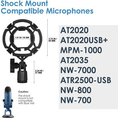 Nb39 Masaüstü Mikrofon Standı Pop Filtre Seti Shock Mount Stüdyo