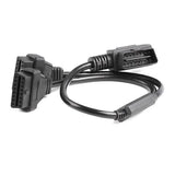 OBD2 Araç 16 Pin 1 Erkek 2 Dişi Çoklayıcı Uzatma Bağlantı Kablosu