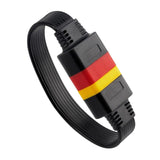 OBD2 ELM327 16 Pin Launch Uzatma Kablosu 30 Cm OBD2 Flat Kablo