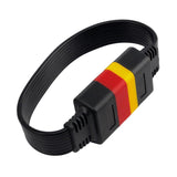 OBD2 ELM327 16 Pin Launch Uzatma Kablosu 30 Cm OBD2 Flat Kablo