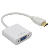 Projeksiyon Uyumlu HDMI TO VGA Kablo Çevirici Dönüştürücü