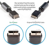 PS2 PS3 Av Görüntü Kablosu Playstation 2 3 RCA Bağlantı Çevirici