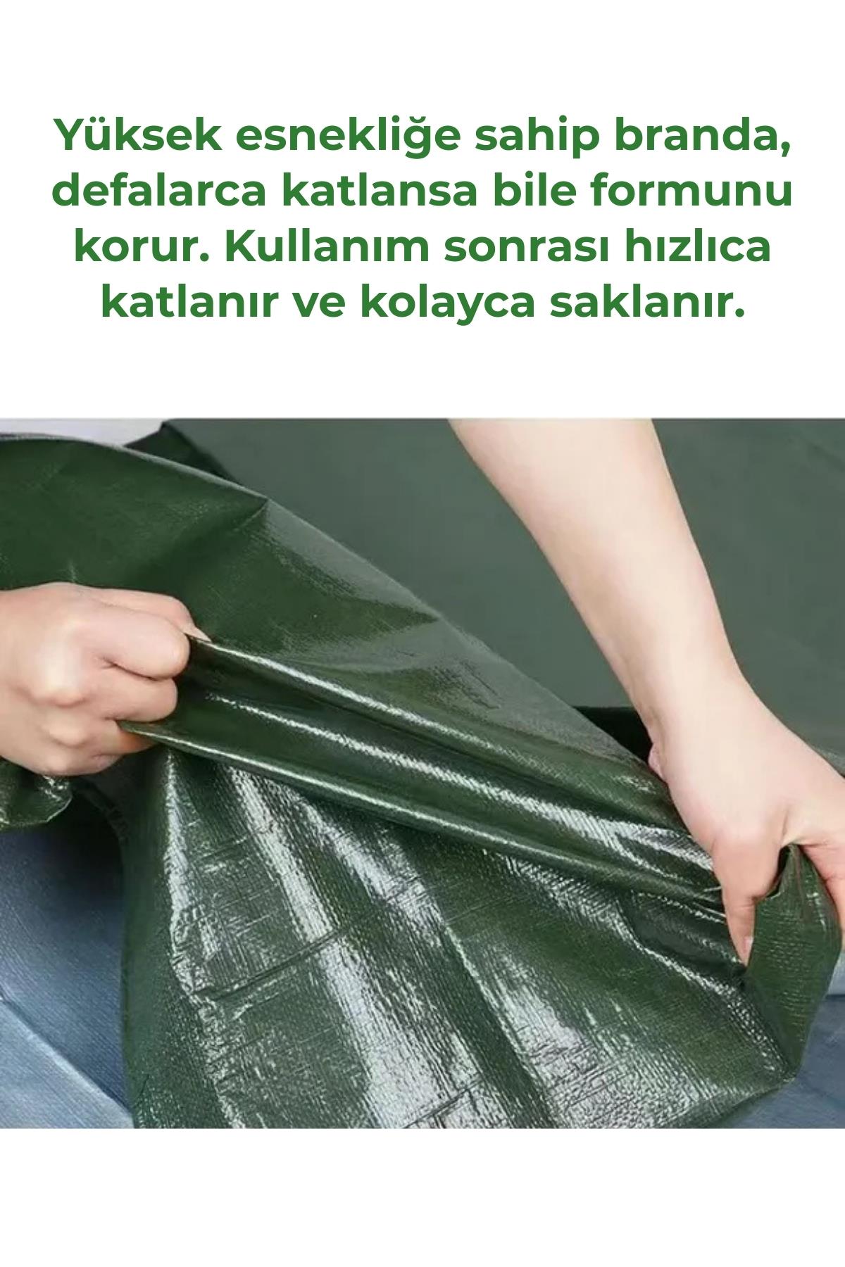 Su Geçirmez Çadır Alt Zemin Brandası 375x300 Kamp Gölgelik Araç Eşya Örtüsü Tente