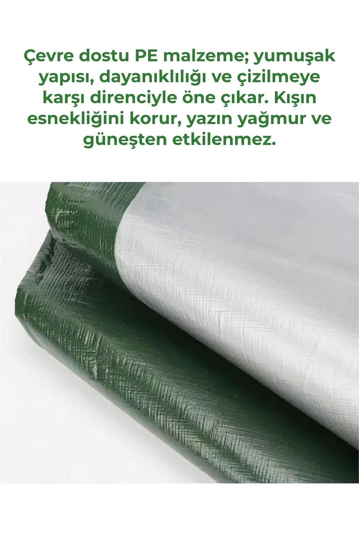 Su Geçirmez Çadır Alt Zemin Brandası 375x300 Kamp Gölgelik Araç Eşya Örtüsü Tente