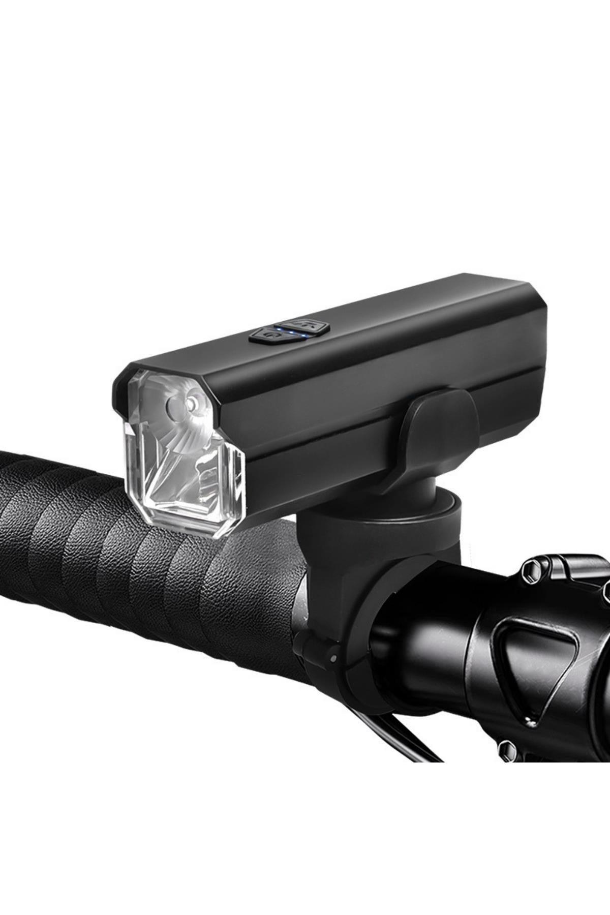 Su Geçirmez Şarj Edilebilir Bisiklet Scooter Gidon Led Fener Bisiklet Şarjlı