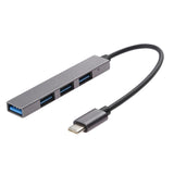 Type-C 4 in 1 USB 3.0 Çoklayıcı Dönüştürücü Adaptör BW4608