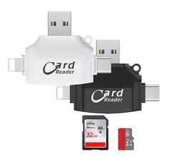 Type-C iPhone Micro USB Hafıza SD Kart Okuyucu 6 in 1 Telefon PC