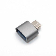 Type-C To Dişi USB OTG Çevirici Dönüştürücü Adaptör Metal