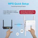 Wi-Fi Router Sinyal Menzil Artırıcı 1200 MBPS Kablosuz Dual Band