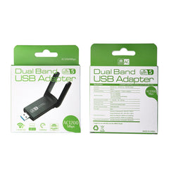 Wifi Sinyal Güçlendirici AC1200 USB Kablosuz Ağ Adaptör Dual Band